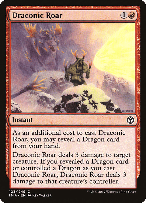 Draconic Roar | Inglés | NM | IMA
