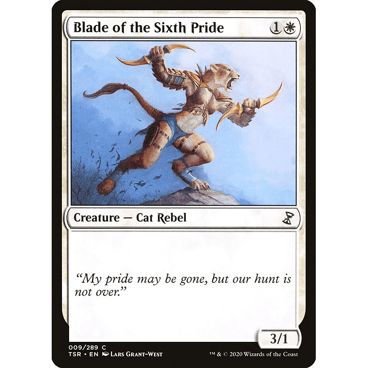Blade of the Sixth Pride | Inglés | NM | TSR 1