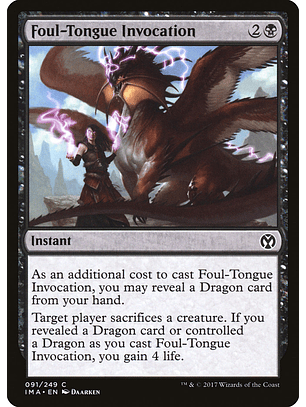 Foul-Tongue Invocation | Inglés | NM | IMA