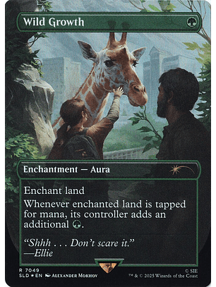 Wild Growth (Borderless foil) | Inglés | NM | SLD