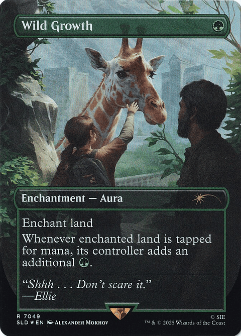 Wild Growth (Borderless foil) | Inglés | NM | SLD