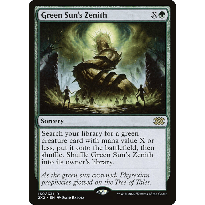 Green Sun's Zenith | Inglés | NM | 2X2 1