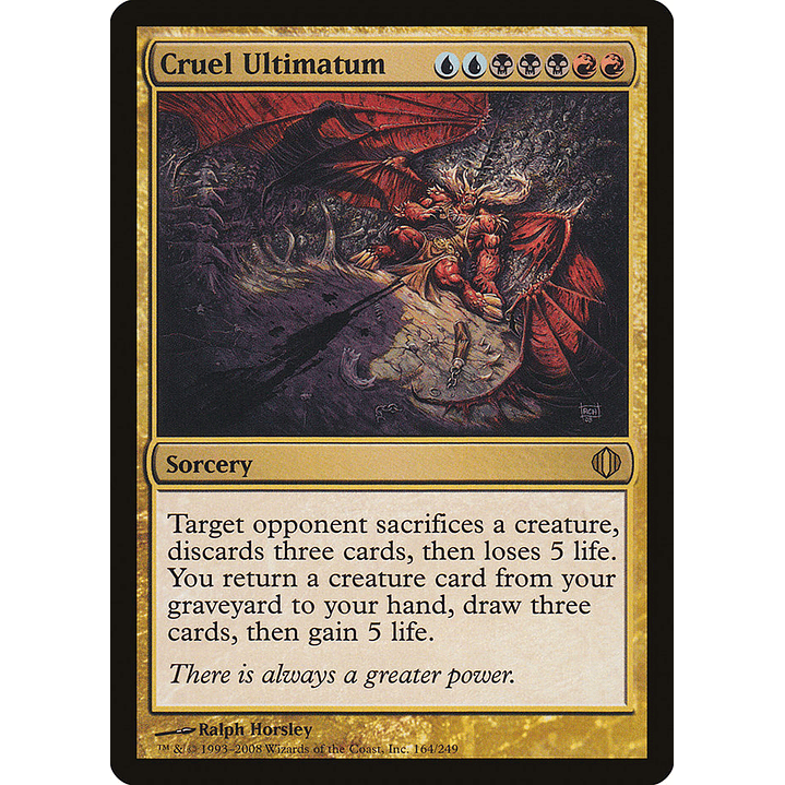 Cruel Ultimatum | Inglés | EX | ALA 1