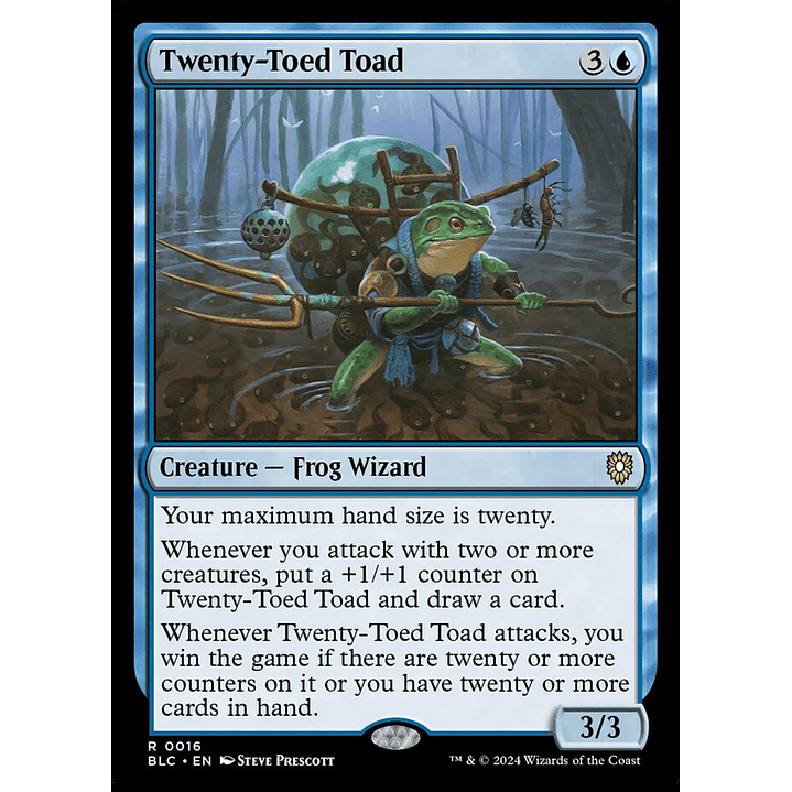 Twenty-Toed Toad | Inglés | EX | BLC 1