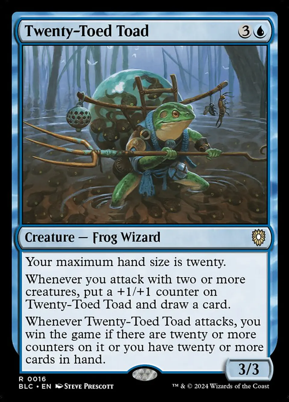 Twenty-Toed Toad | Inglés | EX | BLC 1