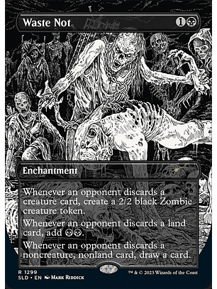 Waste Not (Borderless) | Inglés | NM | SLD