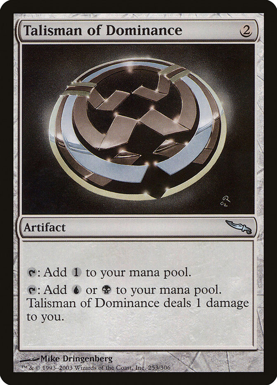 Talisman of Dominance | Español | VG | MRD 1