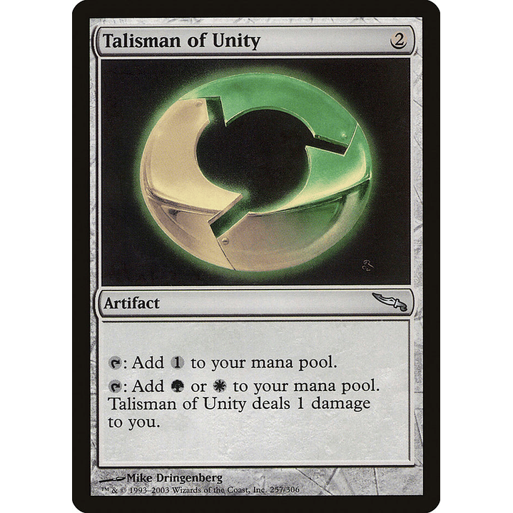 Talisman of Unity | Español | VG | MRD 1