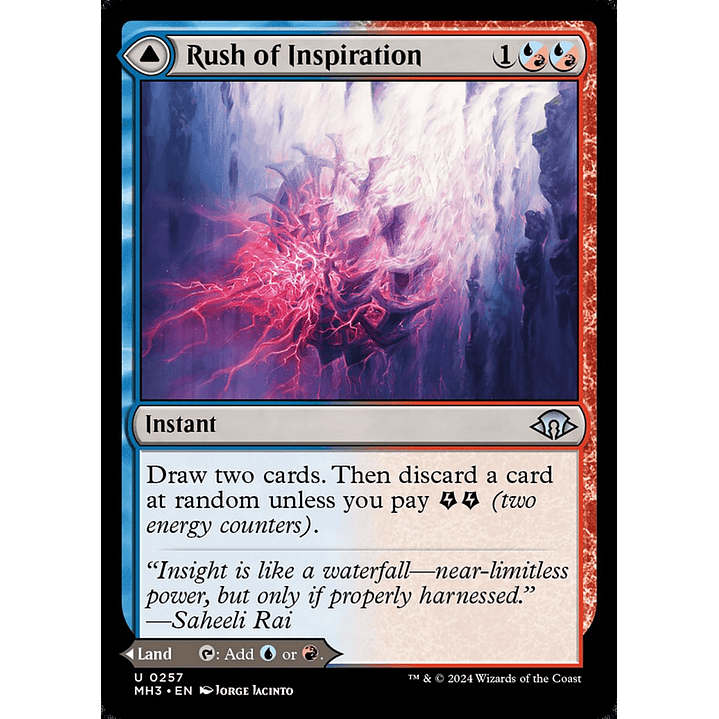 Rush of Inspiration // Crackling Falls | Inglés | NM | MH3 1