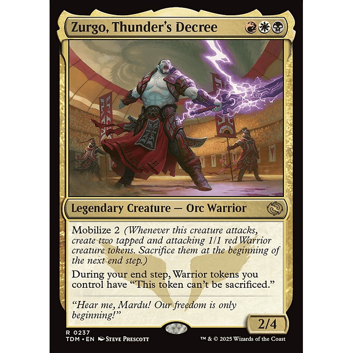 Zurgo, Thunder's Decree | Alemán | NM | TDM 1