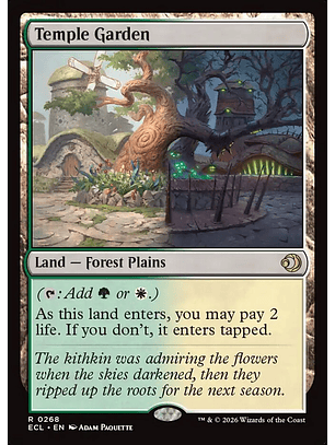 Temple Garden (foil) | Español | NM | ECL