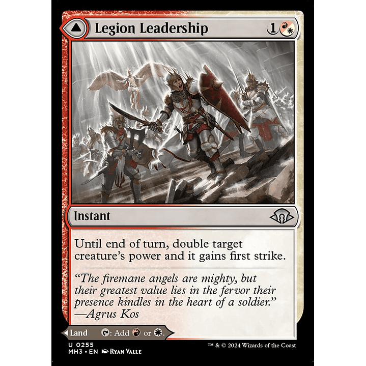 Legion Leadership // Legion Stronghold (foil) | Español | NM | MH3 1