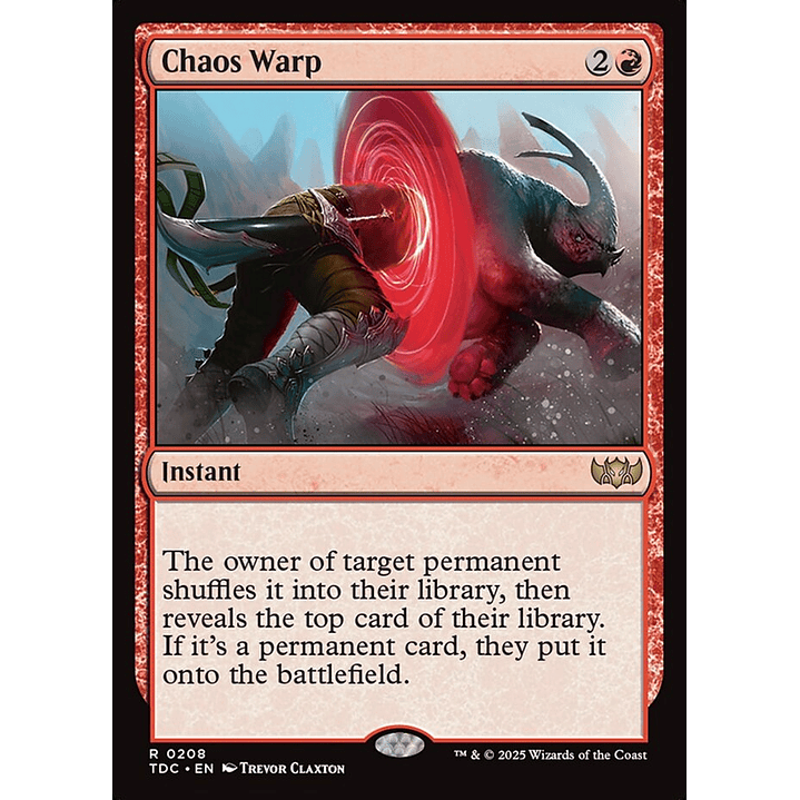 Chaos Warp | Inglés | NM | TDC 1