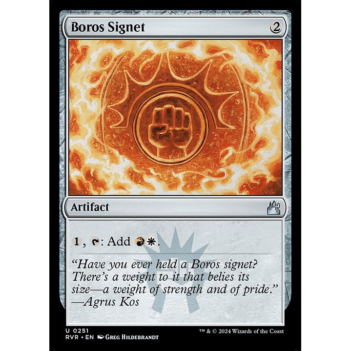 Boros Signet | Inglés | NM | RVR 1