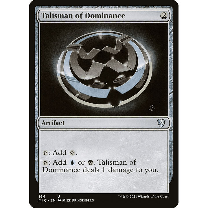 Talisman of Dominance | Inglés | NM | MIC 1
