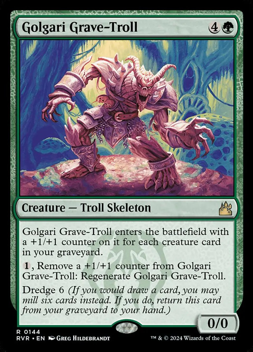 Golgari Grave-Troll | Inglés | NM | RVR 1
