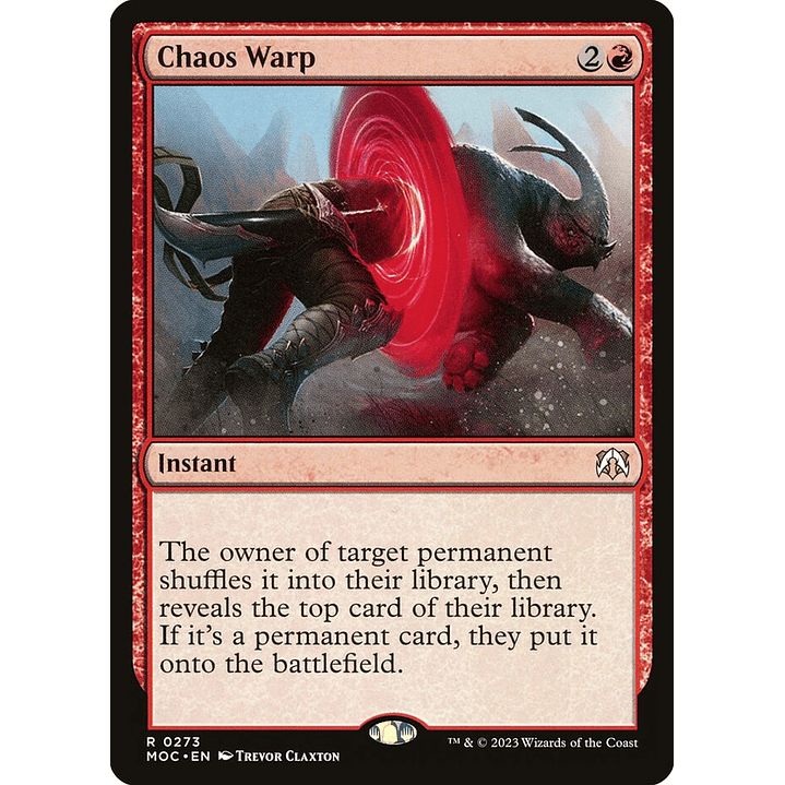 Chaos Warp | Inglés | NM | MOC 1