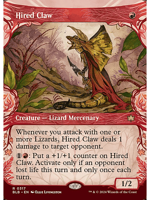 Hired Claw (Showcase) | Inglés | NM | BLB