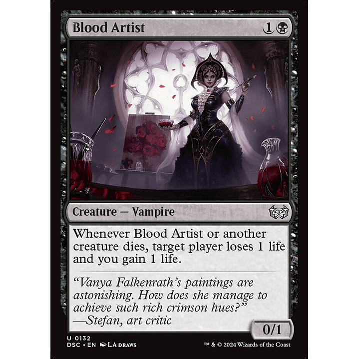 Blood Artist | Inglés | NM | DSC 1