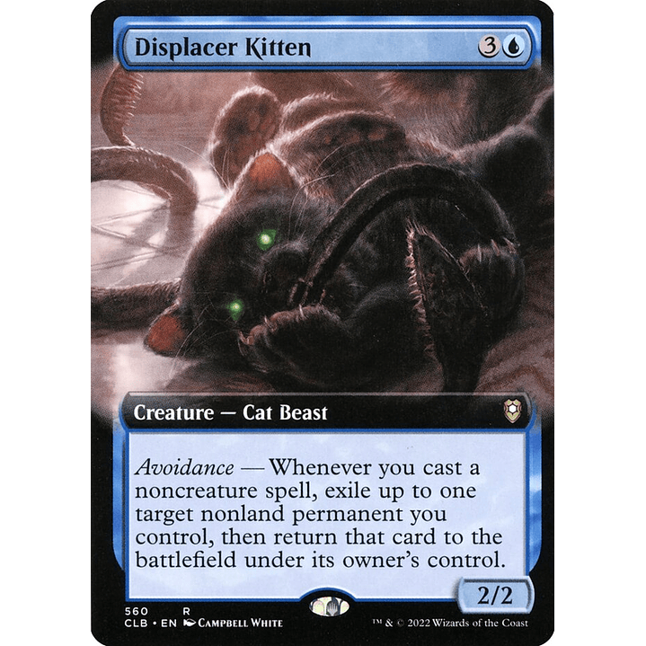 Displacer Kitten (Extended Art) | Inglés | NM | CLB 1