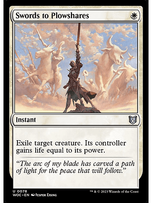 Swords to Plowshares | Inglés | NM | WOC