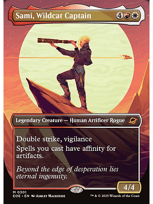 Sami, Wildcat Captain (Borderless) | Inglés | NM | EOE