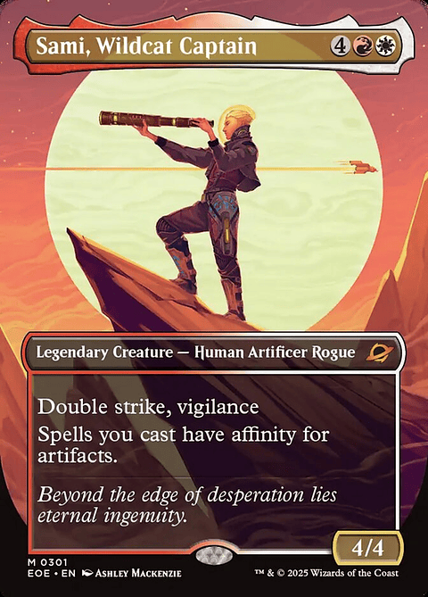 Sami, Wildcat Captain (Borderless) | Inglés | NM | EOE