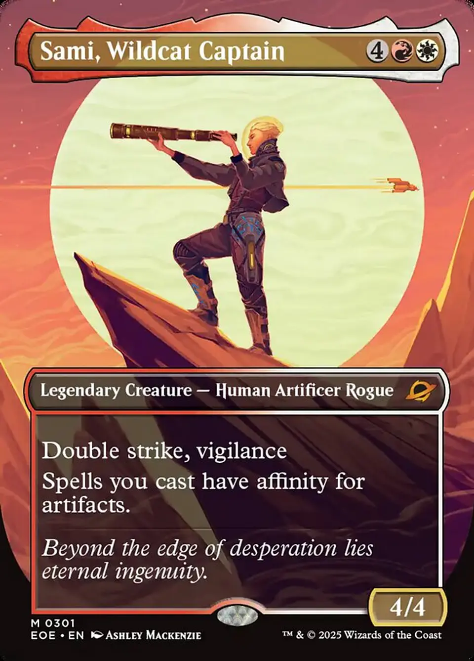 Sami, Wildcat Captain (Borderless) | Inglés | NM | EOE 1