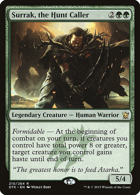Surrak, the Hunt Caller | Español | EX | DTK