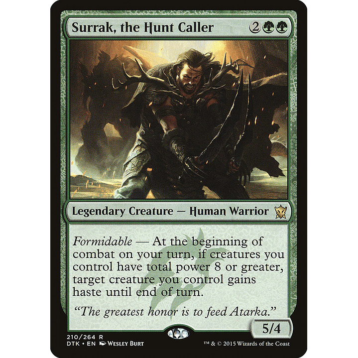 Surrak, the Hunt Caller | Español | EX | DTK 1