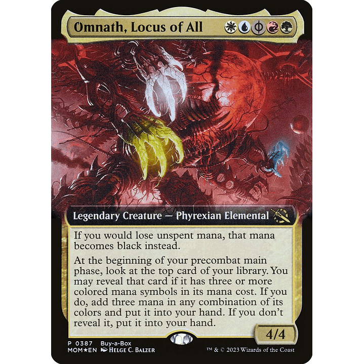 Omnath, Locus of All (Extended Art foil) | Español | NM | MOM 1