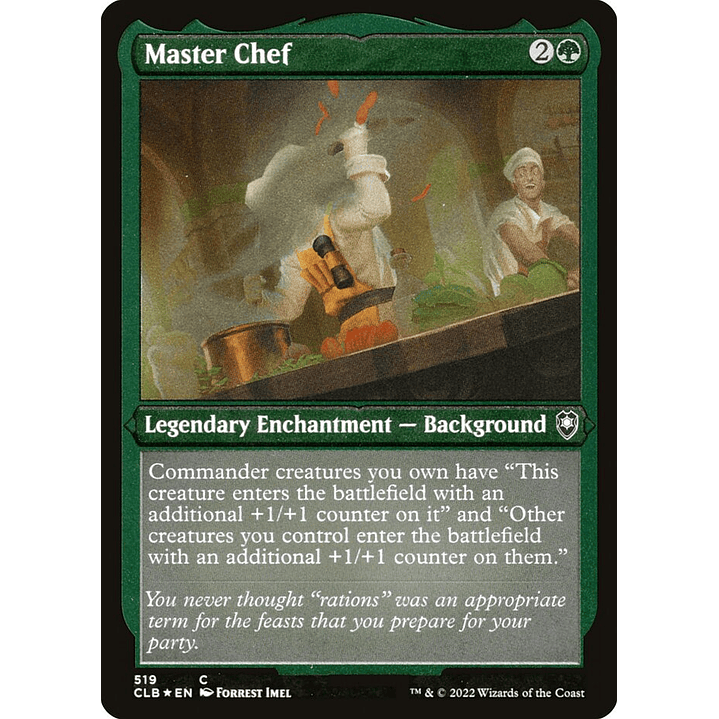 Master Chef (Etched) | Español | NM | CLB 1