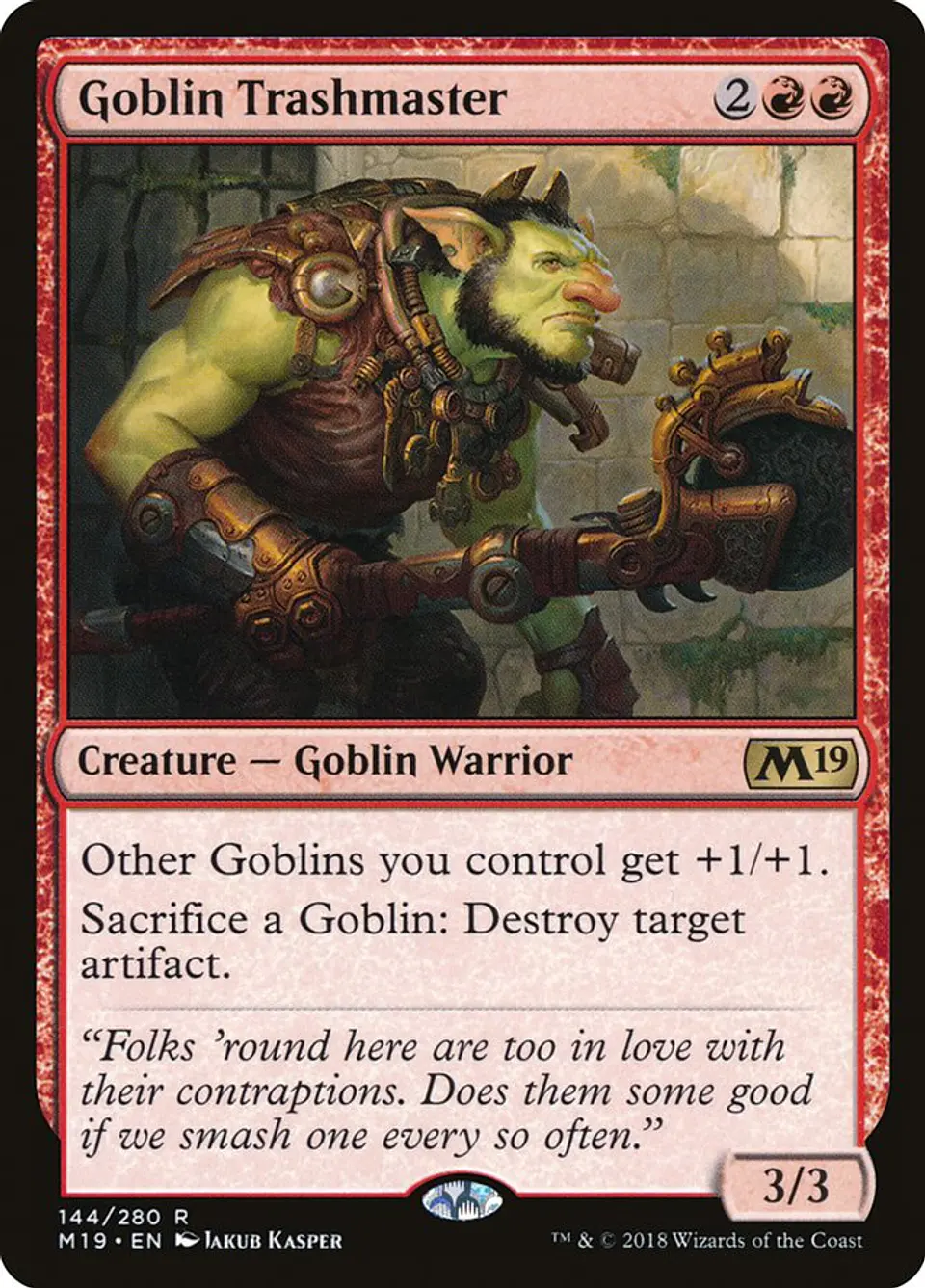 Goblin Trashmaster | Español | EX | M19 1