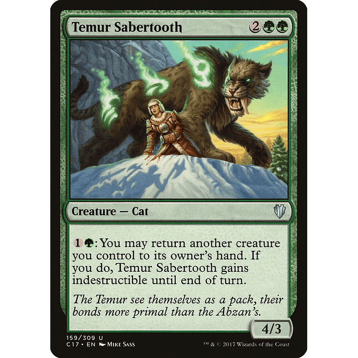Temur Sabertooth | Español | EX | C17 1