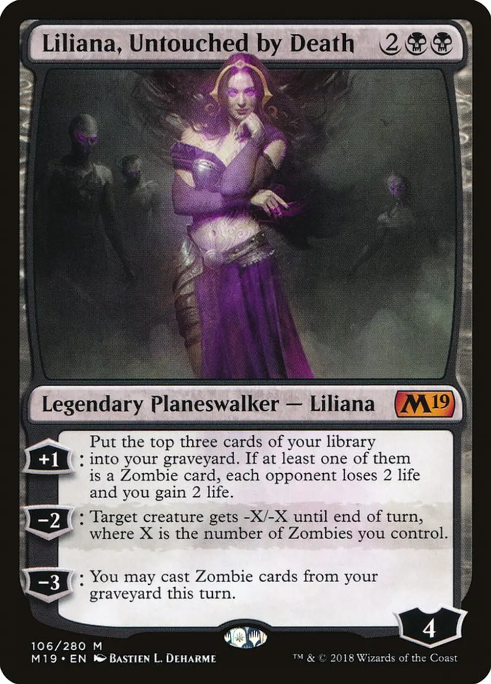 Liliana, Untouched by Death | Inglés | EX | M19 1
