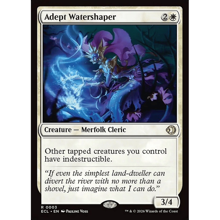 Adept Watershaper (foil) | Español | NM | ECL 1