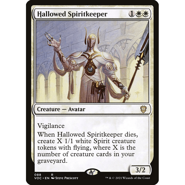 Hallowed Spiritkeeper | Español | NM | VOC 1