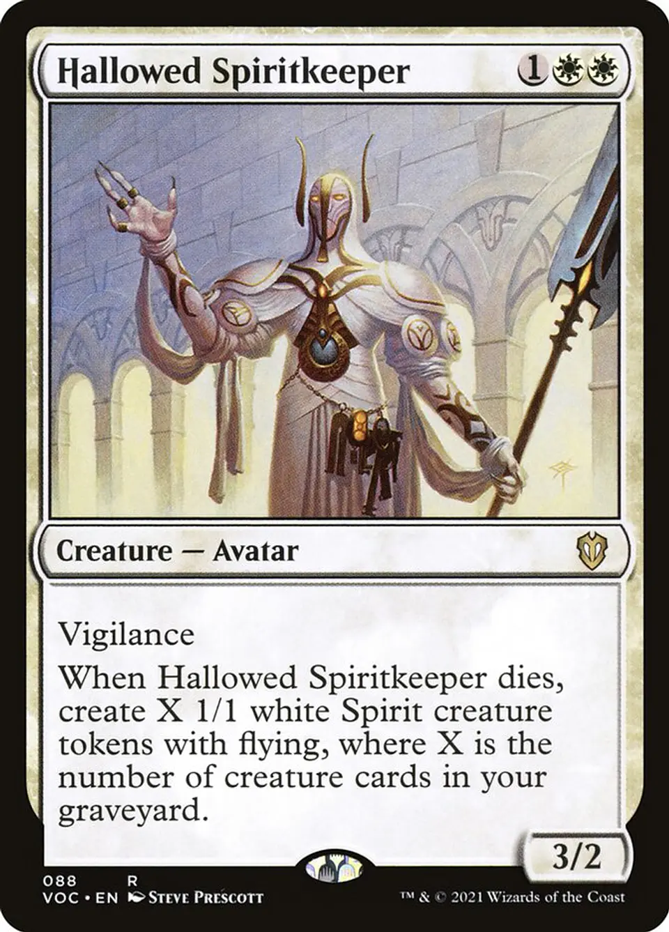 Hallowed Spiritkeeper | Español | NM | VOC 1