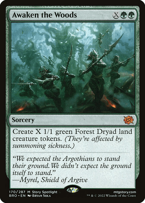 Awaken the Woods (foil) | Inglés | NM | BRO