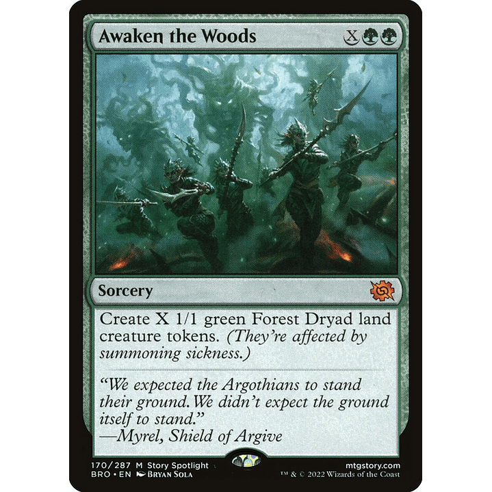 Awaken the Woods (foil) | Inglés | NM | BRO 1