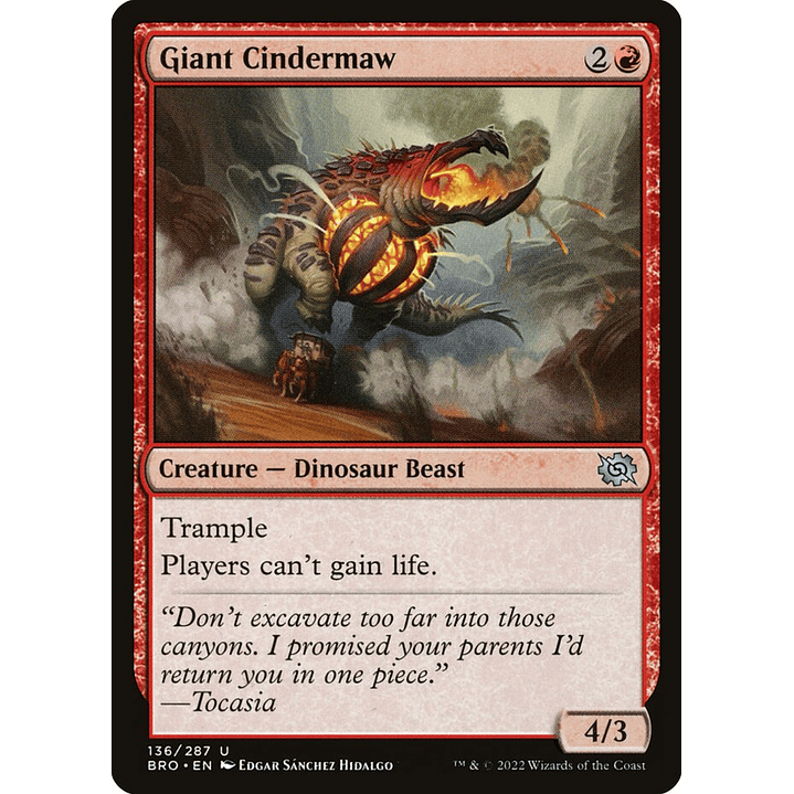 Giant Cindermaw | Inglés | NM | BRO 1