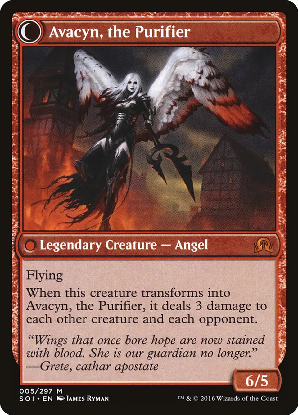Archangel Avacyn // Avacyn, the Purifier | Inglés | NM | SOI 2