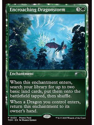 Encroaching Dragonstorm (foil) | Inglés | NM | TDM