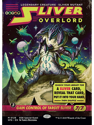 Sliver Overlord (Borderless) | Inglés | NM | SPG
