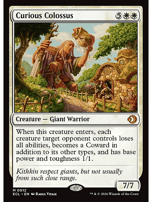 Curious Colossus | Inglés | NM | ECL