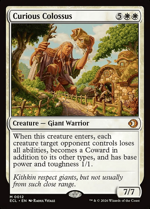 Curious Colossus | Inglés | NM | ECL