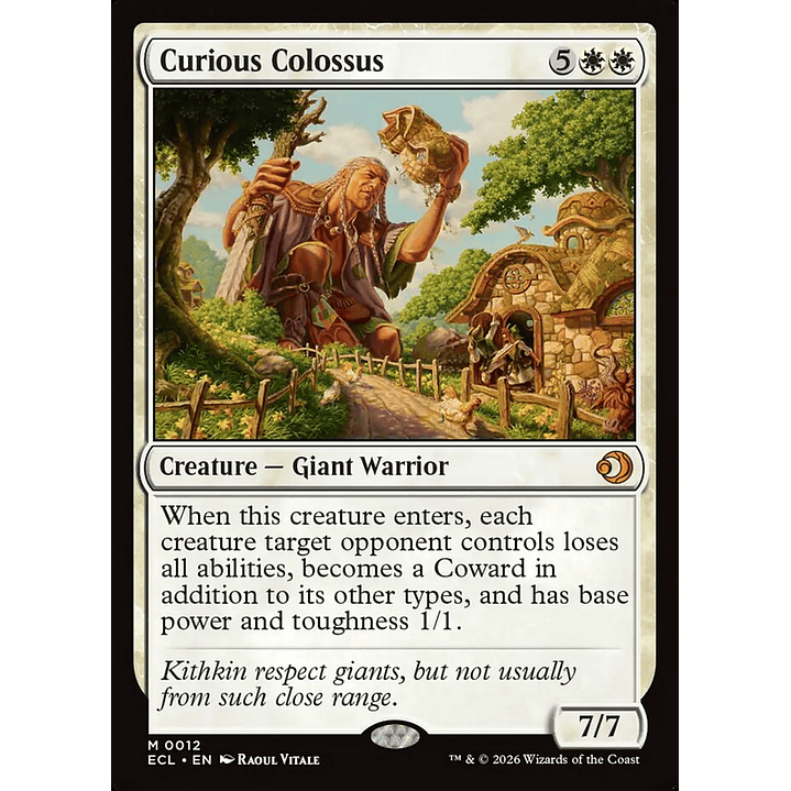 Curious Colossus | Inglés | NM | ECL 1