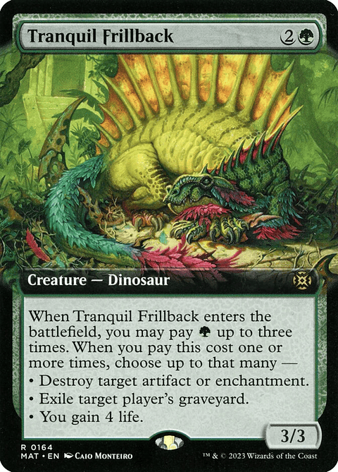 Tranquil Frillback (Extended Art) | Inglés | NM | MAT