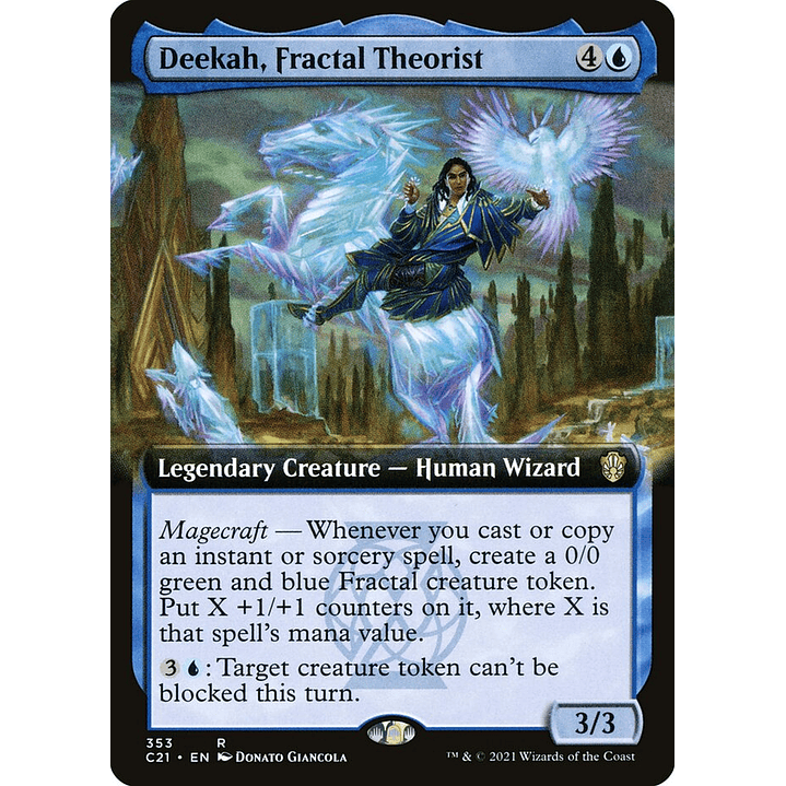 Deekah, Fractal Theorist (Extended Art) | Inglés | NM | C21 1