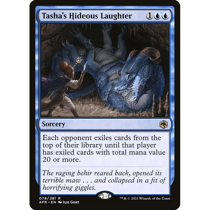 Tasha's Hideous Laughter | Inglés | NM | AFR 1
